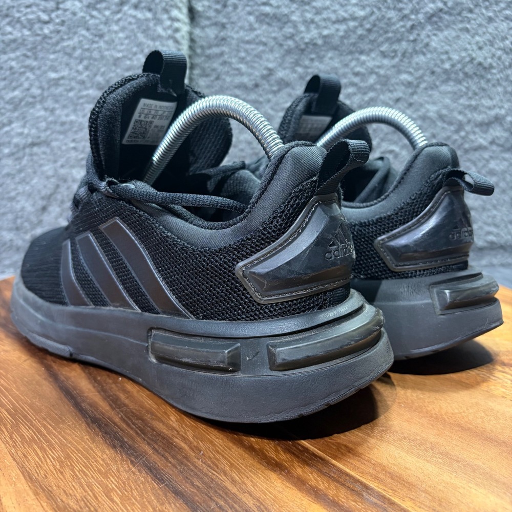 Adidas Racer TR23 Womens Running Shoes Triple Black IG7348 Size 8 - Picture 6 of 12